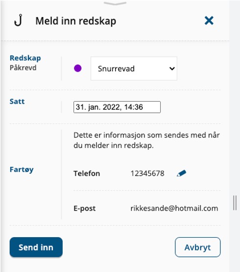 Få oversikt, se over at informasjonen er riktig.