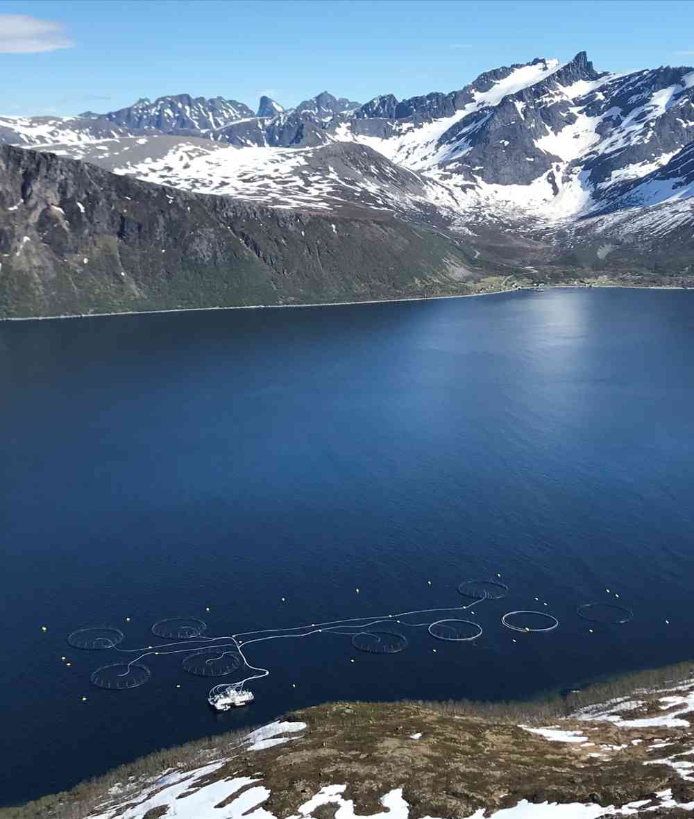 Anlegg ved Rekvika, mellom Kvaløya og Sessøya.