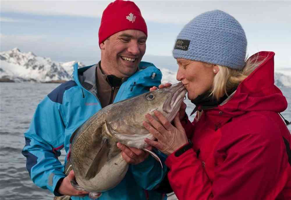Kjærlighet til fritidsfiske langs kysten. Foto: CH / Innovation Norway.