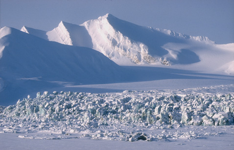 Fridtjovbreen på Spitsbergen. Foto: Ketil Isaksen, met.no