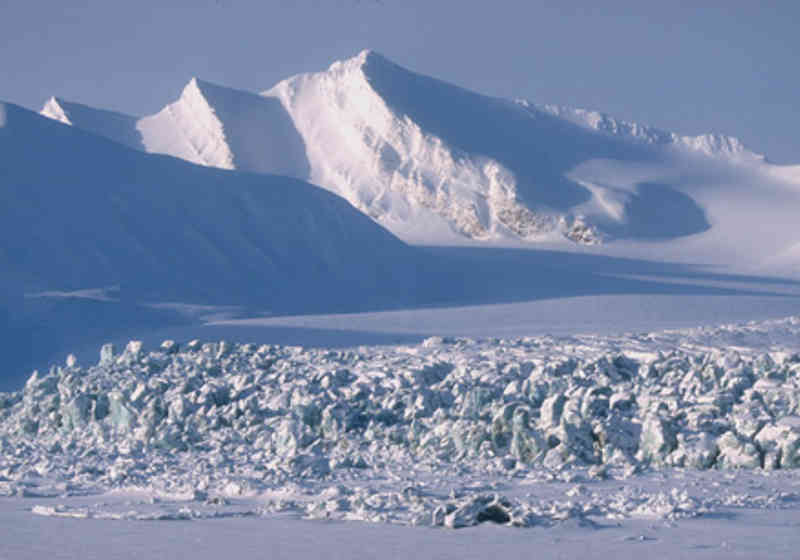 Fridtjovbreen på Spitsbergen. Foto: Ketil Isaksen, met.no