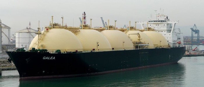 Gasstankskip (LNG). Foto: Wolfgang Meinhart/Wikimedia Commons.