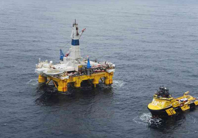 Boreriggen Polar Pioneer i Barentshavet. Foto: Statoil/Harald Pettersen.