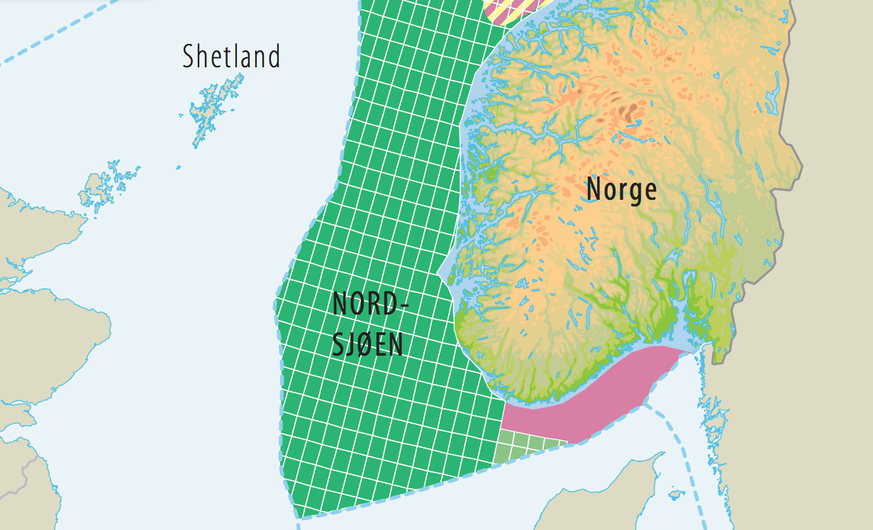 Områder åpnet/ikke åpnet/åpnet på særskilte vilkår på Norsk kontinentalsokkel i Nordsjøen og Skagerrak. Ill: Oljedirektoratet.